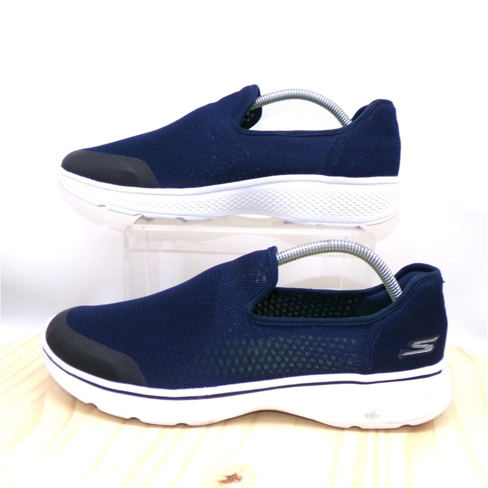 Skechers Go Walk 4 Slip On Shoes Mens Blue Size 11 Mesh Goga Max